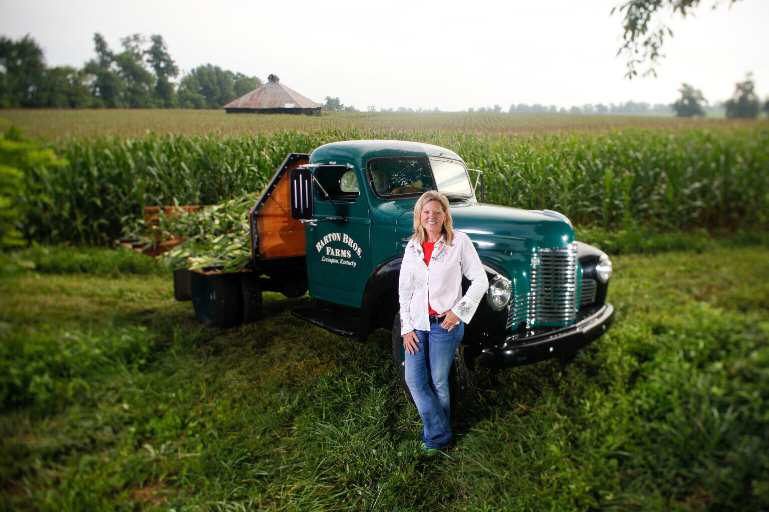 Meg Galvin of Barton Brothers Farm (Credit Image: © David Stephenson).